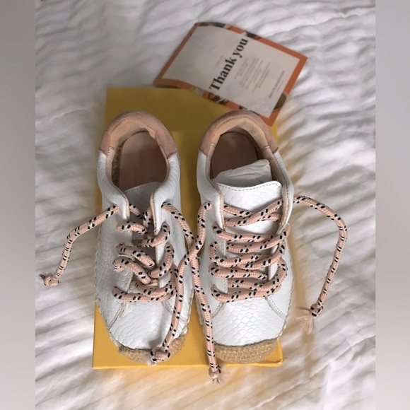 Maison Mangostan toddler leather sneakers - Picture 1 of 5